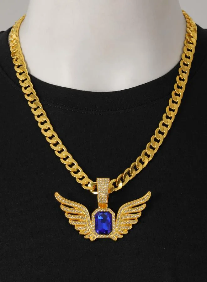 تايك تو قلادة مزينة بدلاية جناح للرجال