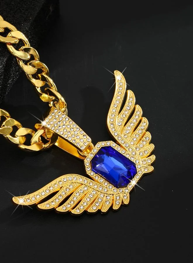 Take Two  Men Wing Drop Embellished Necklace for Men | Best Price UAE