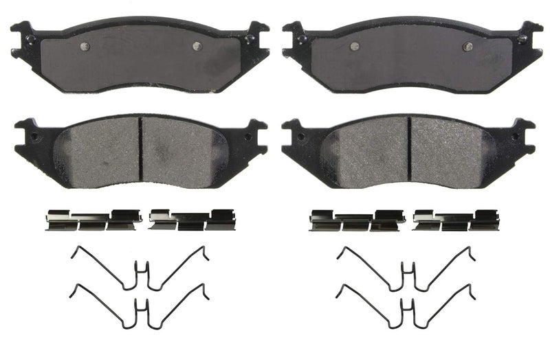 Wagner QuickStop ZX1045 Front, Rear Disc Brake Pad Set for 2006 Ford E-150 - Image 1