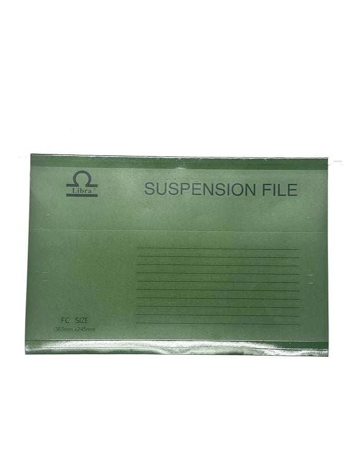 Libra Suspension File FC Size 365mmx245mm – Pack of 50 Pcs – Durable Filing Solution for Office, Home, and School Organization - Image 1