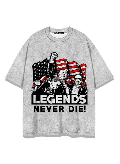 New Trump Print Short Sleeved Shirt