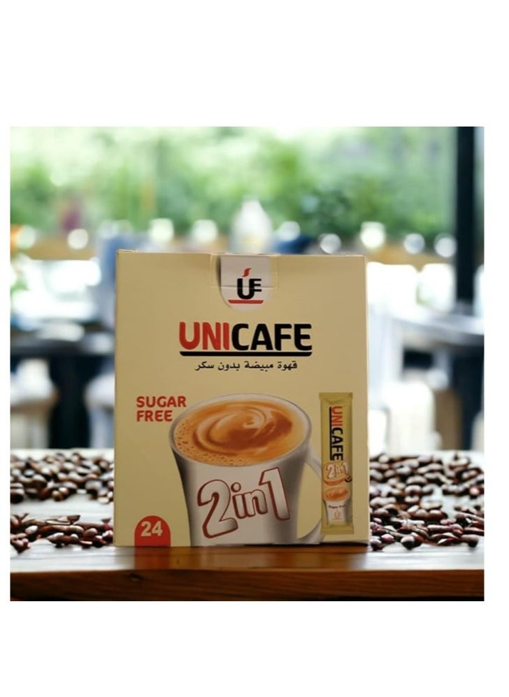 UniCafé Mix 2 in 1 Instant Coffee No Sugar - 24 Sachets 12g  - Image 3