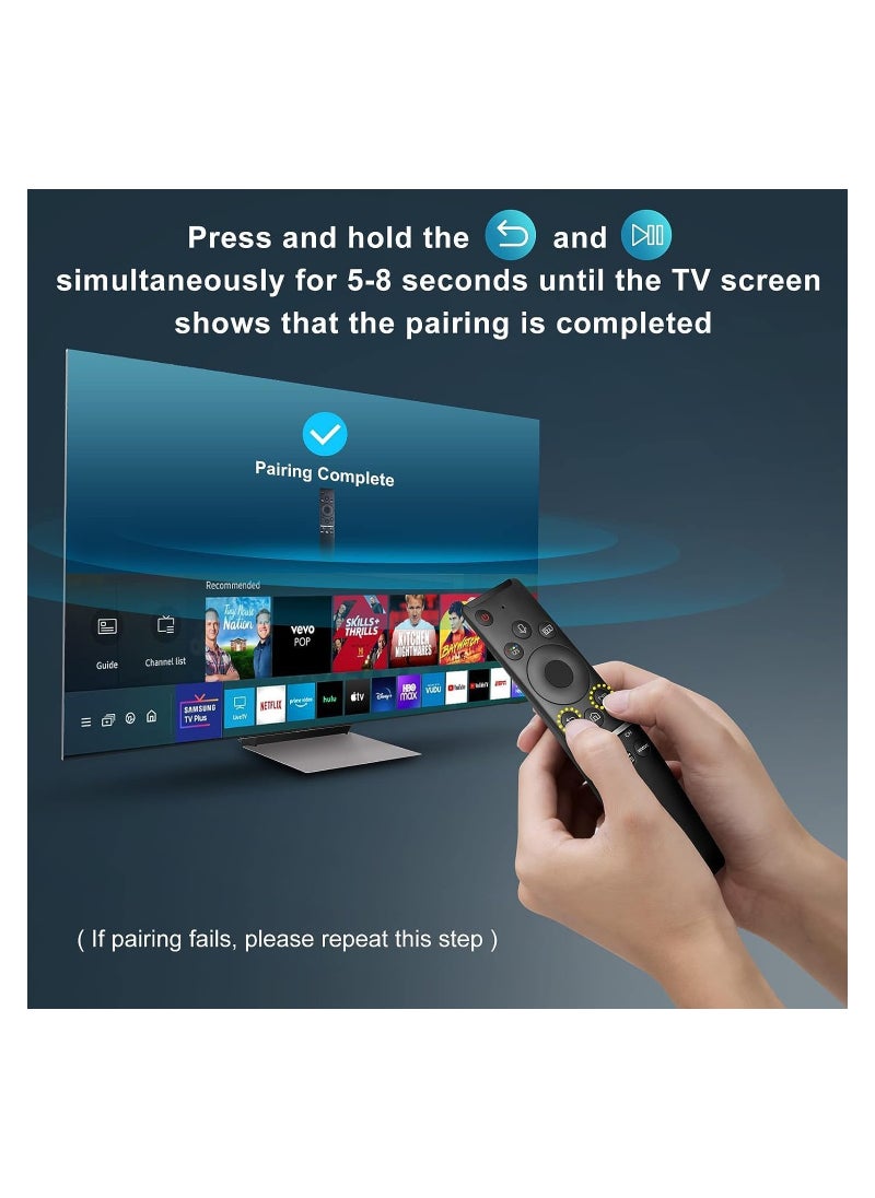 Generic - (Voice Remote) Compatible for Samsung Smart TV QLED UHD Frame Curved Solar 4K 8K Q60 Q70 Q80 Q90 8 Series 9 Series TU8000 AU8000 Voice Remote Control Replacement - Image 1