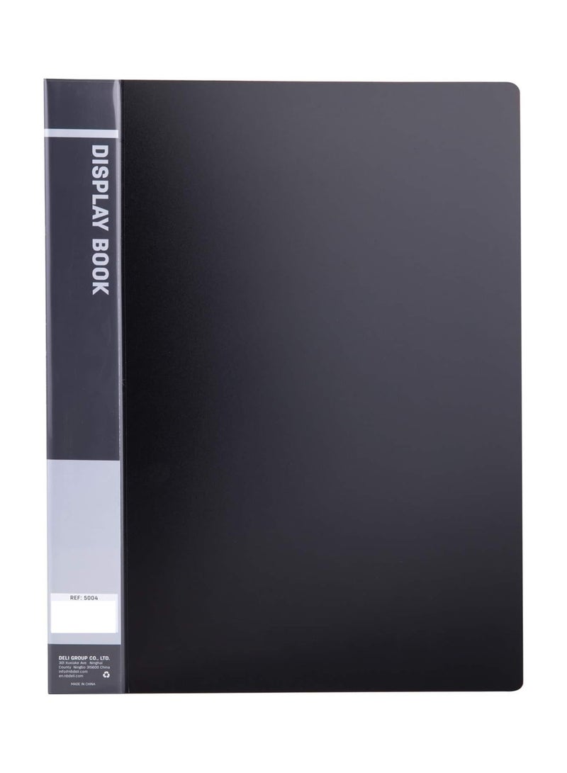 Deli 1-Piece A4 Size Display Book With 40 Pockets Assorted Colours - Image 4