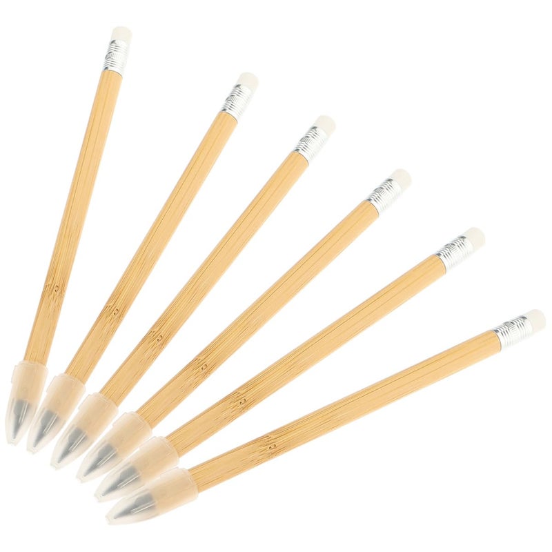 6 Pcs Inkless Pencils For Artist Sketching Permanent Marking No Eraser Needed - Image 2