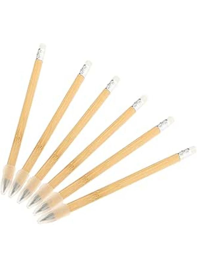 6 Pcs Inkless Pencils For Artist Sketching Permanent Marking No Eraser Needed - Image 1