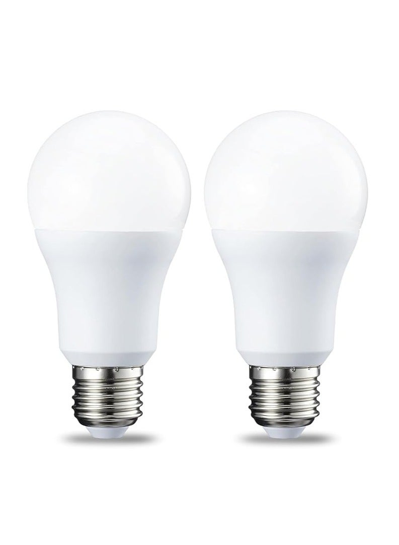 ESNCO E27 Super Bright LED Bulb  Non-Dimmable, High CRI 90 Light bulbs for Home, 2 Pcs - Image 1