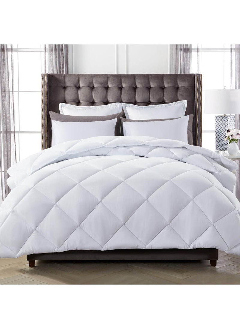 Decroom Decroom Lightweight Queen Comforter Set with 2 Pillow Sham  3 Pieces Set  Quilted Down Alternative ComforterDuvet Insert for All Season  White  Queen Size 