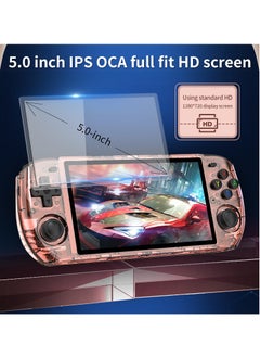 Powkiddy POWKIDDY RGB10 MAX3 Handheld Game Console, 5 Inch IPS Screen Retro Video Game Console Open Source Linux Game Player, Support WiFi & Bluetooth,10000+ Games Portable PSP (Yellow, 128G)  - Image 5