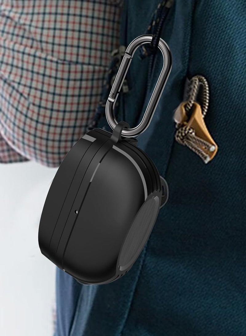 or Sony WF-1000XM5 Case WF 1000XM5 Earbuds 2023,Shockproof TPU Protective Cover Skin Designed for Sony WF1000XM5 for Sony XM5 Wireless Earbuds with Keychain & Lanyard (Black) - Image 3
