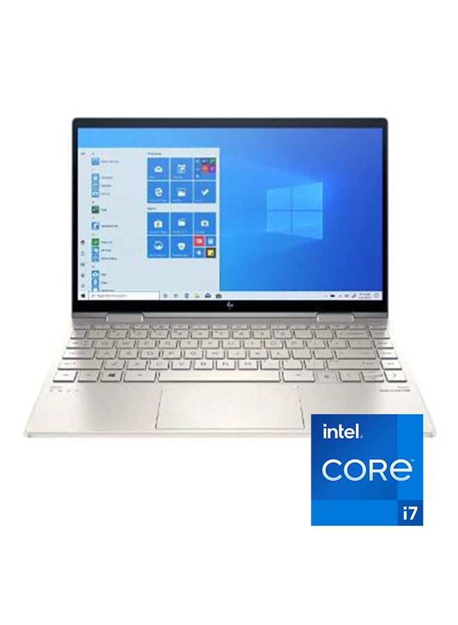 (Upgraded Version) HP Envy X360 13-bf0013dx 2-In-1 12th Intel Core i7-1250U 10-Cores/8GB RAM/512GB SSD/Intel Iris X Graphics/13.3" FHD 1920X1200 WUXGA IPS Touch/FingerPrint/Backlit KB/Windows 11 English Natural Silver English Natural Silver