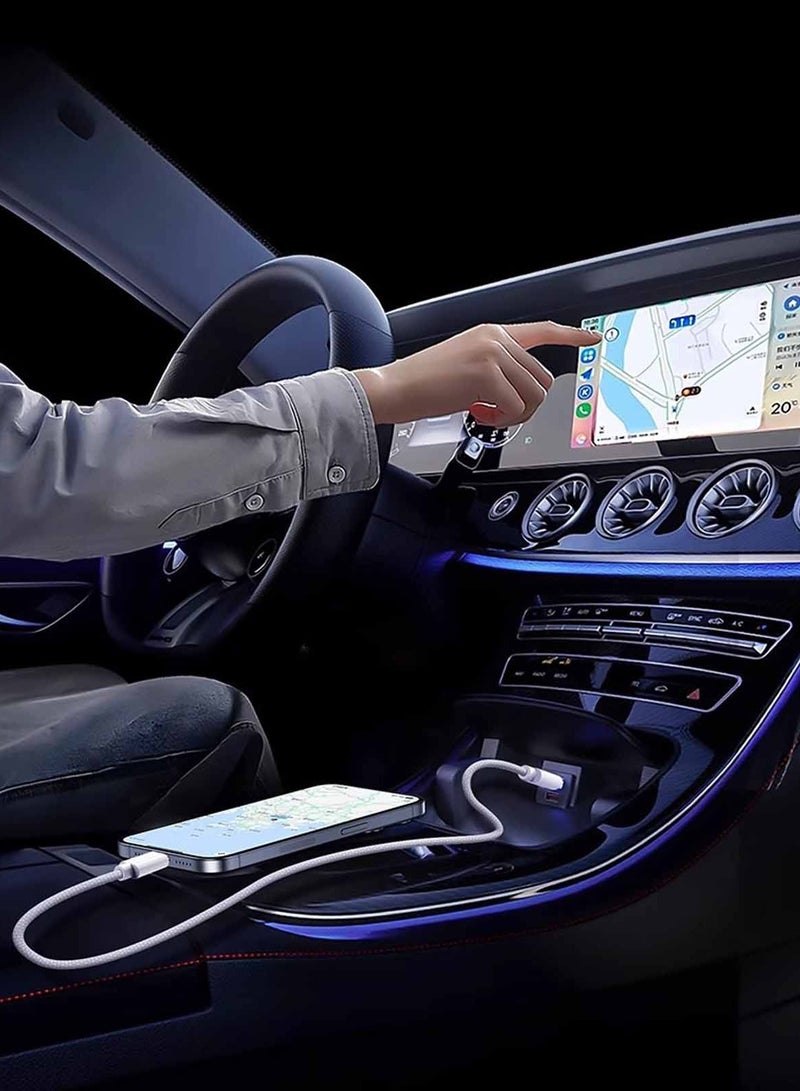 Braided Fast Charge Cord USB to Type-C Charging Cable for iPhone 15/iPhone16 Series, Car Charging Cable - Image 2