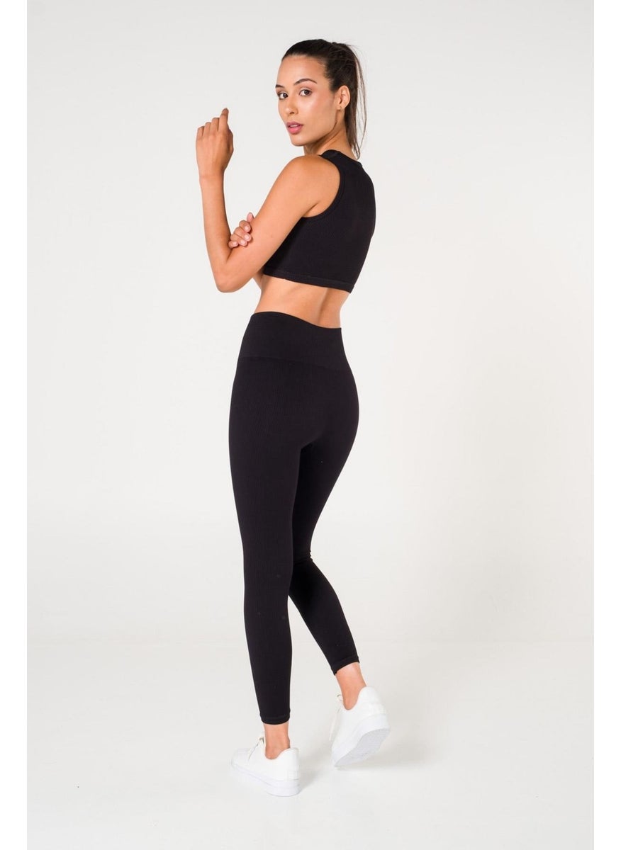 Formactive Tightening Double Layer Seamless Ribbed Tights  - Image 1