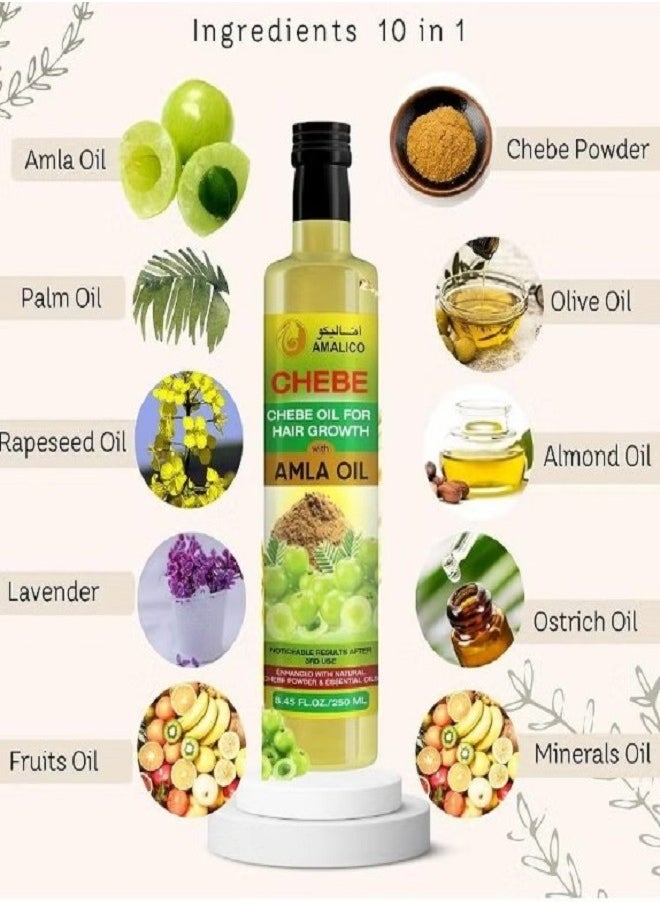 AMALICO AMALICO Amla Hair Oil with Chebe Powder 130 ML  - Image 2