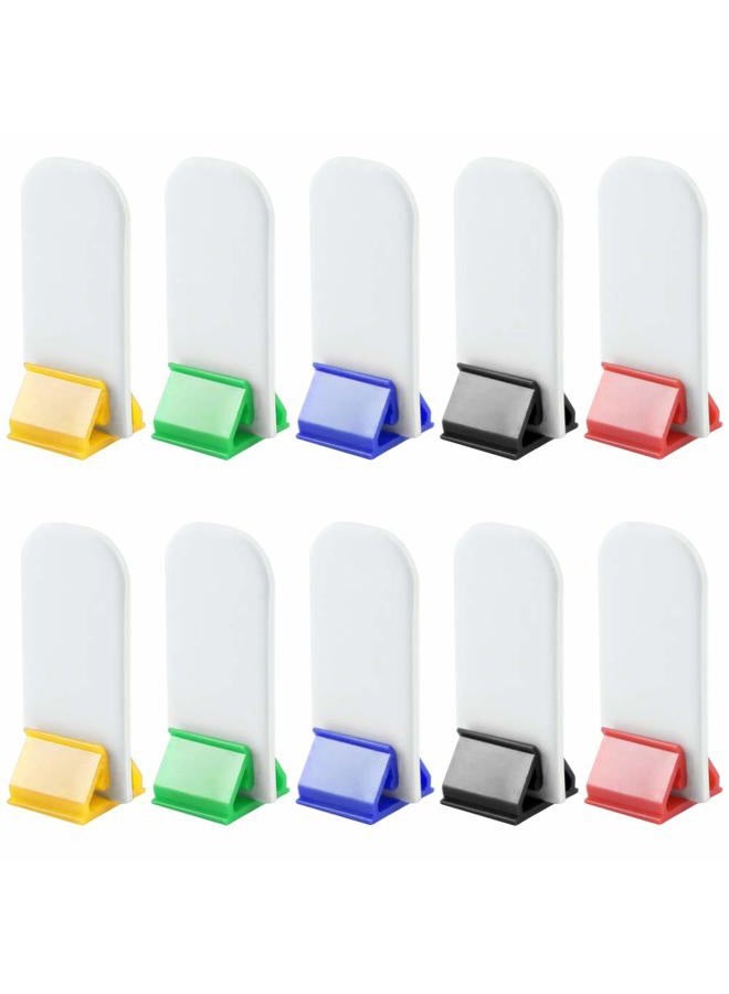 Bignc 50 Pack Colorful Game Card Stands, 50 Pieces White Blank Game Board Marker for DIY Board Game Party Favor - Image 4
