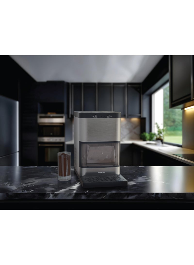 GREEN LION Crystal Sphere Ice Maker with Touch Control Panel / Auto Self-Cleaning Ice Machine / 42 Ice Spheres in 24 Hours / 130W Power / Best Ice Machine for Home Kitchen, Bars and restaurant- Grey - Image 3