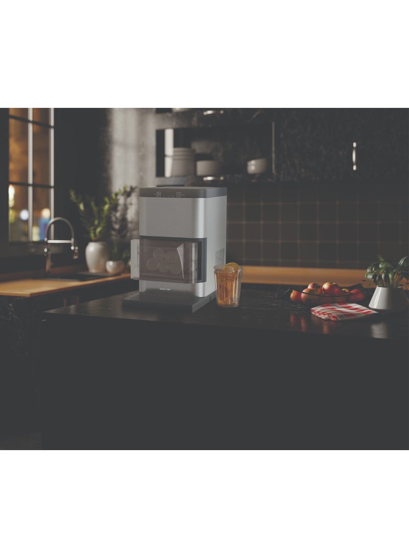 GREEN LION Crystal Sphere Ice Maker with Touch Control Panel / Auto Self-Cleaning Ice Machine / 42 Ice Spheres in 24 Hours / 130W Power / Best Ice Machine for Home Kitchen, Bars and restaurant- Grey - Image 4