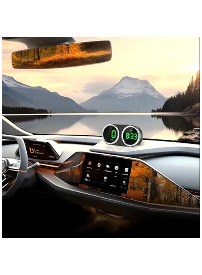 أنكوفو شاشة عرض رقمية بنظام تحديد المواقع العالمي للسيارة مع عداد سرعة ميل/كيلومتر في الساعة، شاشة عرض اتش يو دي عالمية مع كابل USB 2 متر وساعة، شاحن سريع كيو سي 3.0، توصيل وتشغيل للسيارة والقارب والشاحنة - Image 4