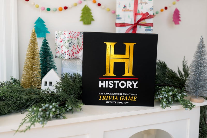 Dyce HISTORY Channel Trivia Board Game Deluxe Edition with 80s & 90s Expansion Pack - 2400 General Knowledge Questions - Christmas Stocking Stuffers Gift for Adults & Family in Pursuit of Trivial Knowledge - Image 2