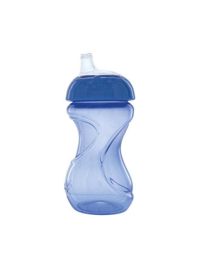 Nuby No Spill 6oz/180ml Mini Gripper Soft Silicone Spout Cup, 3 Pack, Boys, 6m+ - Image 1