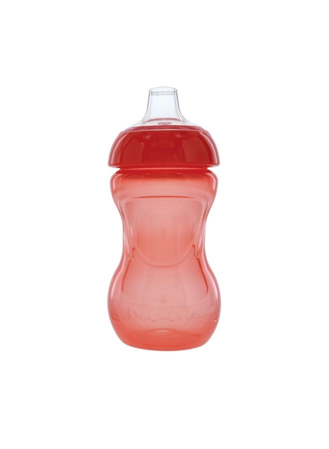 Nuby No Spill 6oz/180ml Mini Gripper Soft Silicone Spout Cup, 3 Pack, Boys, 6m+ - Image 2
