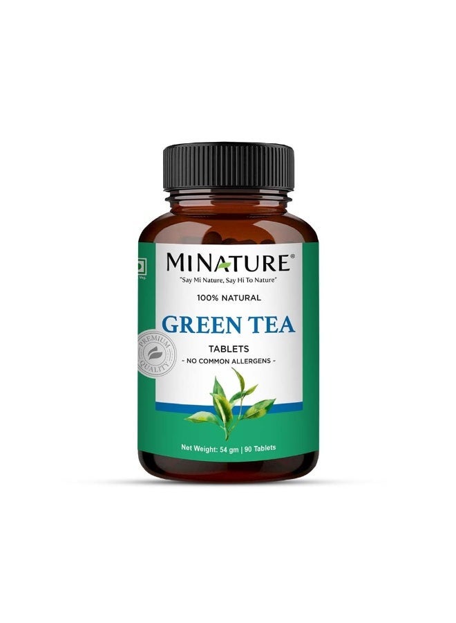 minature Green Tea tablets Pure & Natural Power of herb | Free from chemical & Preservative| Plant Based Gluten Free | 90 Tablet, 45 Days Supply 1000mg - Image 1