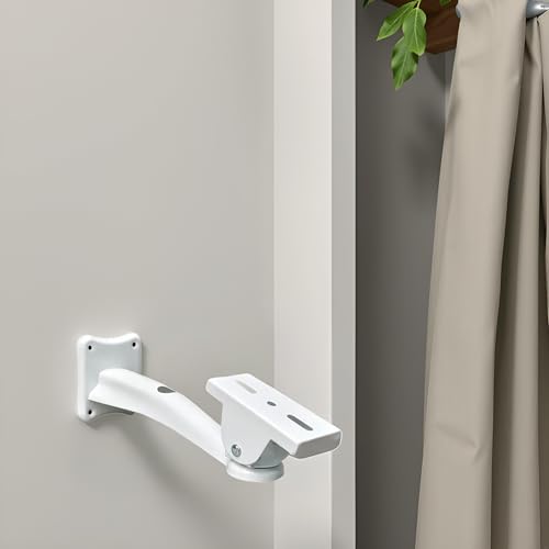 Raise Wall Mounting Bracket/Stand for CCTV Security Camera, Length 25 cm / 9 Inch with Adjustable Angle of 90 Degree, Indoor/Outdoor use, Made of Metal-Iron 7 Process Powder Coated (White) - Image 3