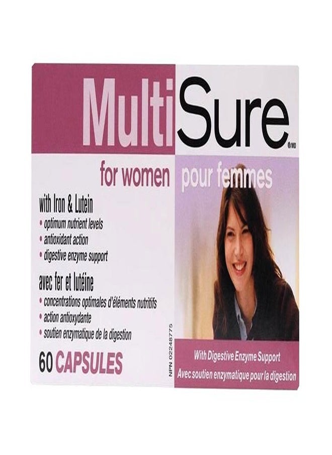 WEBBER Webber Naturals Multisure For Women Capsules 60 Pieces 
