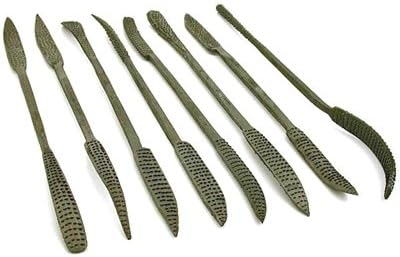 SE Bundle Rasps Files for wood and more 8Piece Heavy Wood Rasp Riffler File Set 10Piece Riffler Needle File Set - Image 3