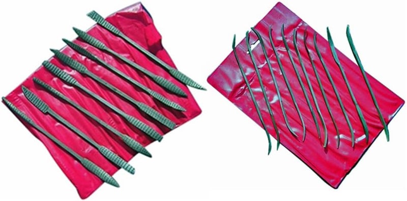 SE Bundle Rasps Files for wood and more 8Piece Heavy Wood Rasp Riffler File Set 10Piece Riffler Needle File Set - Image 1