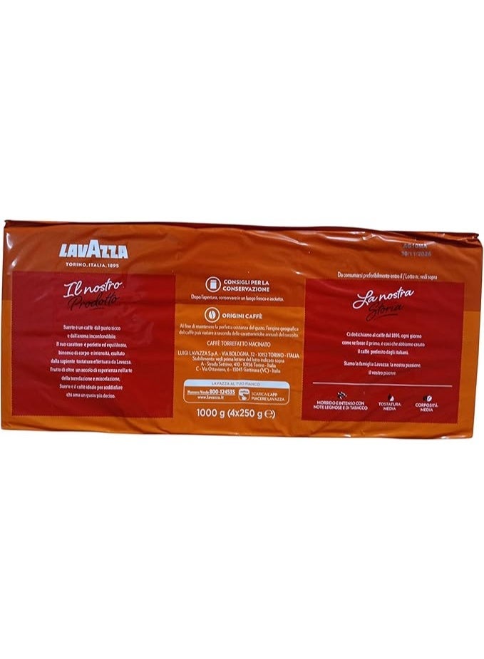 لافازا مزيج قهوة مطحونة من لافازا سويرت، 1000 جرام - (4 × 250 جرام) - Image 5