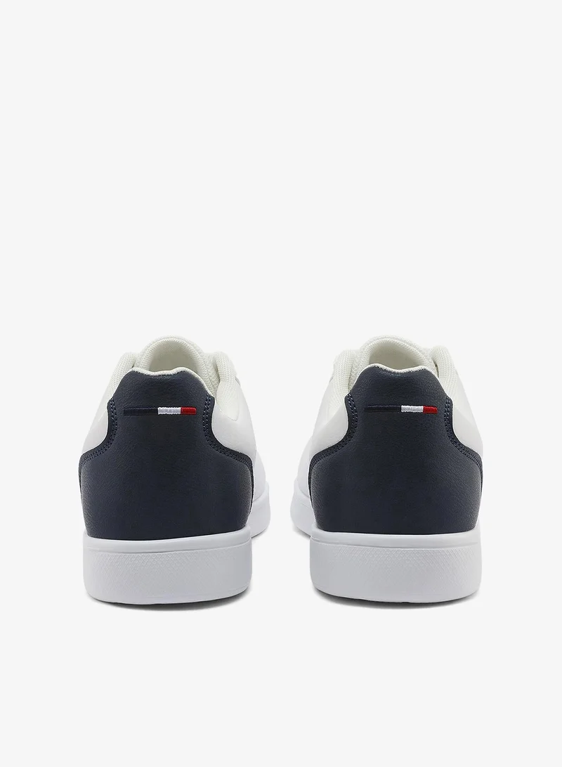 U.S. Polo Assn. white Men's White Sneakers - Lightweight, Breathable and Comfortable Shoes for Men | Best Price UAE