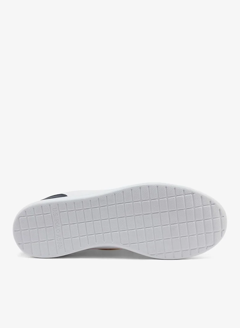 U.S. Polo Assn. white Men's White Sneakers - Lightweight, Breathable and Comfortable Shoes for Men | Best Price UAE