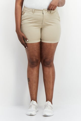 Women Plain Shorts, Khaki - pzsku/Z6CD0B8C6B8503BF105F5Z/45/1746227188/f51c6e9c-c877-4bf5-bc16-fd13606e129b