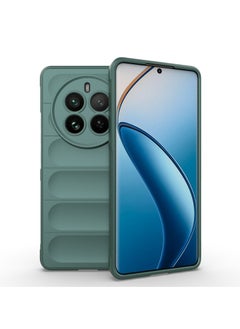 Generic Phone case cover Magic Shield TPU + Silicone Shockproof Phone Case For Realme 12 Pro / Realme 12 Pro Plus / Realme P1 Pro  (Dark Green)  - Image 1