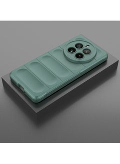 Generic Phone case cover Magic Shield TPU + Silicone Shockproof Phone Case For Realme 12 Pro / Realme 12 Pro Plus / Realme P1 Pro  (Dark Green)  - Image 2