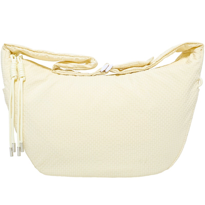 Waffle Canvas Tote Bag, Solid Color, Large Capacity, Women's Nylon Crossbody - Image 5