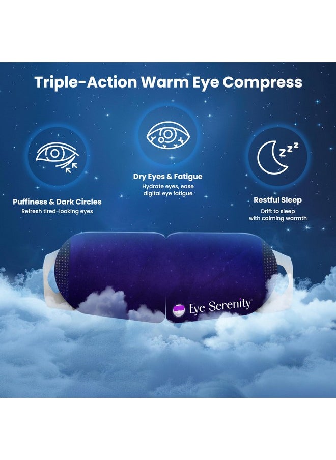 Lure Essentials Steam Eye Mask for Dry Eyes | Warm Compress Eye Mask for Puffy Eyes & Comfort | Eye Serenity Self-Heating Eye Masks for Sleeping, Travel & Relaxation for Men & Women (15 Pack)  - Image 2