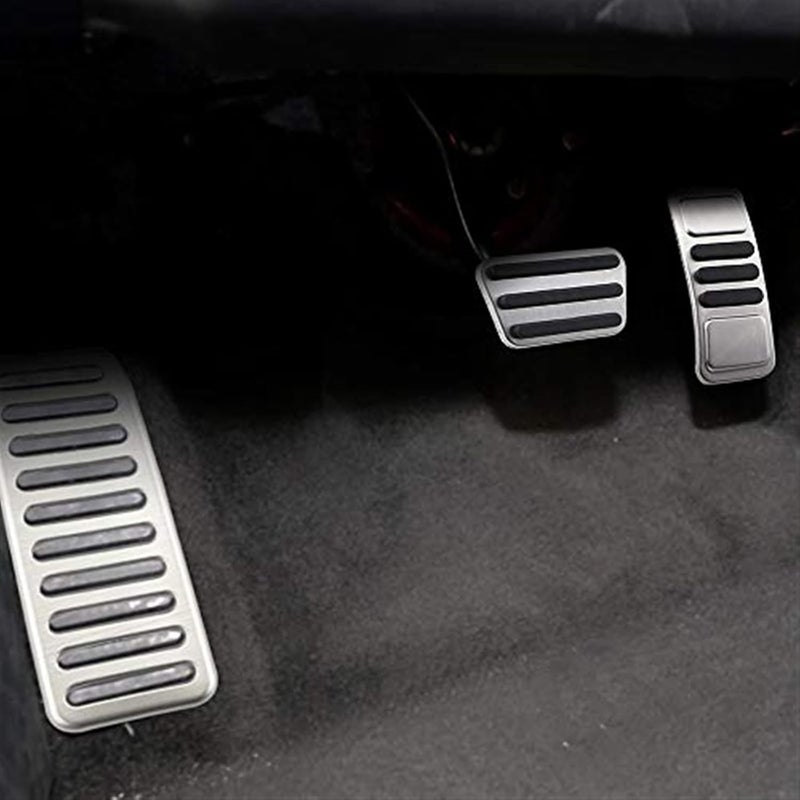 Wivplex غطاء دواسة من الفولاذ المقاوم للصدأ Wivplex لسيارة فورد موستانج - Image 3