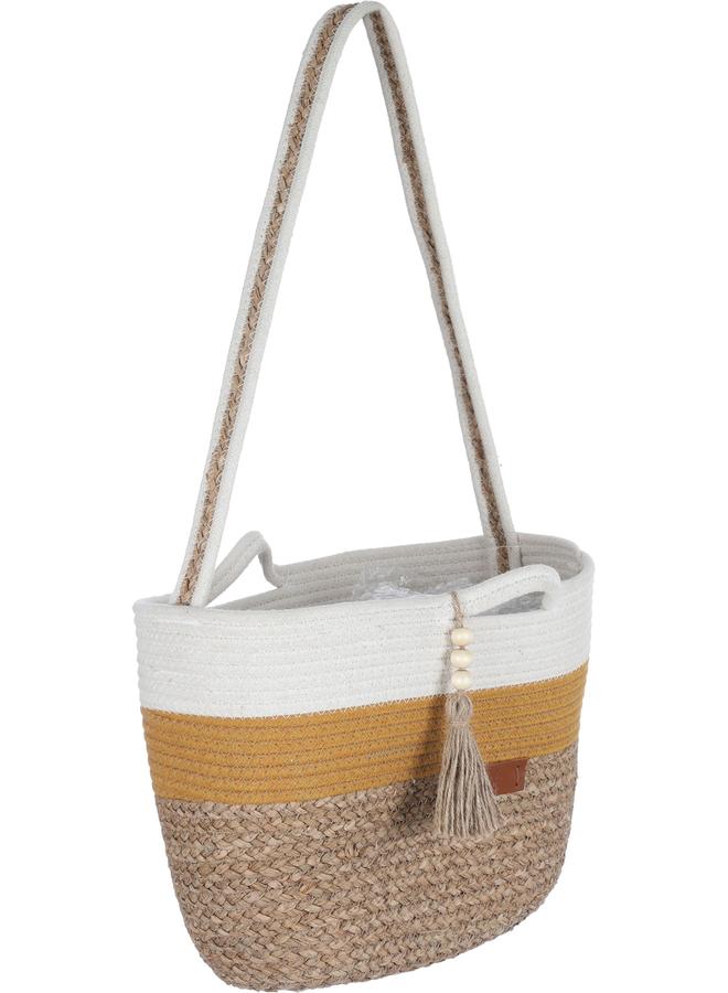 Alsaif Wicker Bag 45 X 16 X 30 Cm Handle Colorful - Image 2