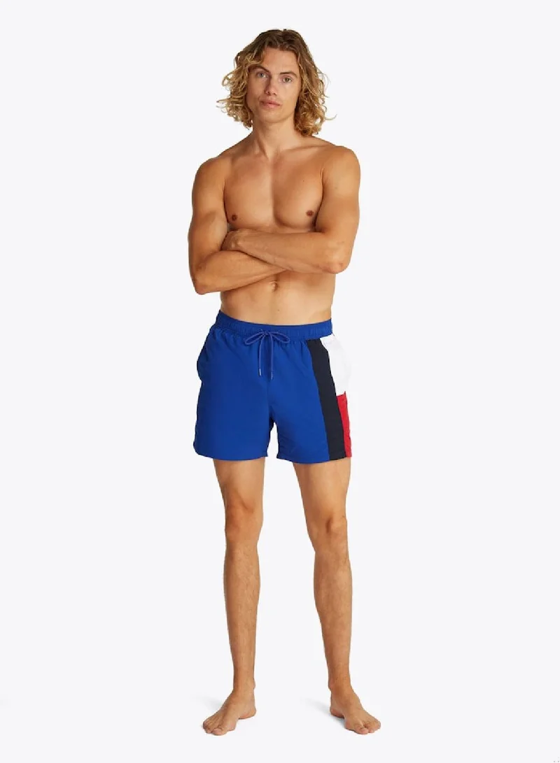 TOMMY HILFIGER Hilfiger Flag Slim Mid Length Swim Shorts