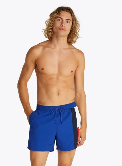 TOMMY HILFIGER Hilfiger Flag Slim Mid Length Swim Shorts
