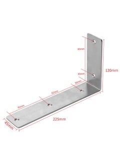 Shelf Brackets 9 inch - 2pcs Heavy Duty L Shaped 90-Degree Right Angle Corner Brace Joint Brackets for Table Bench Space Saving DIY - Silver - pzsku/Z6CD0DFC571FF74FFEC10Z/45/_/1727877324/d70015a0-ec65-40e6-aa9d-298940d8bb08