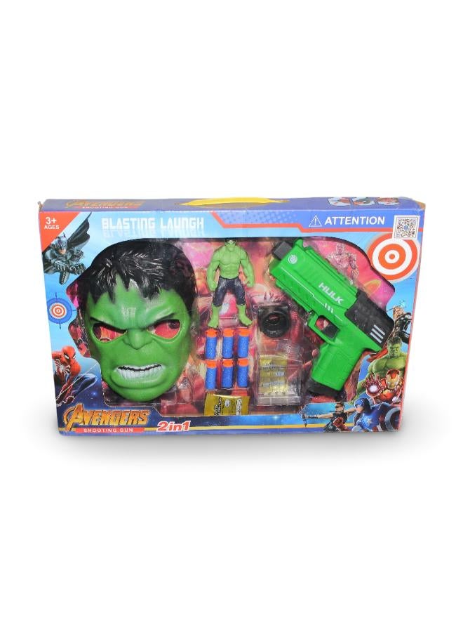 OKO Avengers Hulk Soft Bullet Blaster Toy Set - Image 3