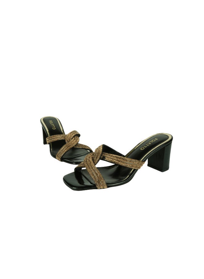POLETTO Poletto Ladies High Block 4183177 V1 C1564 Black  - Image 2