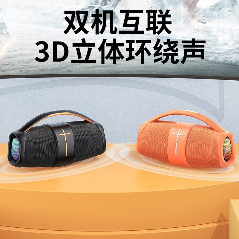 Awei Y887 Outdoor Camping High Volume Bluetooth Speaker Hifi Subwoofer Insertable Tf Card U Disk Audio - Image 5