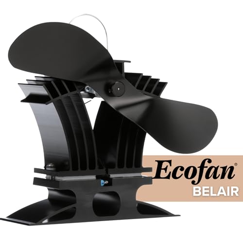 Ecofan BelAir Heat Powered Stove Fan - Powerful Design, Low Start Temperature Technology, Perfect for Gas, Pellet & Soapstone Stoves, 140 CFM - Circulates Warm Air Efficiently & Reduces Fuel Cost - Image 2