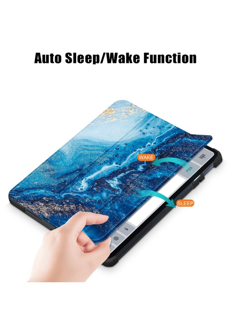 Generic Xiaomi Pad 6/Pad 6 Pro Case,Slim Light Hard Shell Protective Xiaomi Pad 6/Pad 6 Pro Smart Cover for Xiaomi Pad 6/Pad 6 Pro,Waves  - Image 3