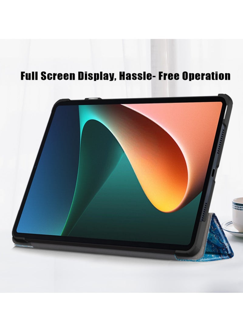 Generic Xiaomi Pad 6/Pad 6 Pro Case,Slim Light Hard Shell Protective Xiaomi Pad 6/Pad 6 Pro Smart Cover for Xiaomi Pad 6/Pad 6 Pro,Waves  - Image 4
