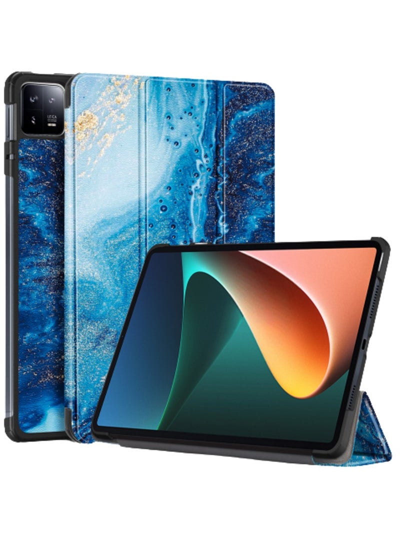 Generic Xiaomi Pad 6/Pad 6 Pro Case,Slim Light Hard Shell Protective Xiaomi Pad 6/Pad 6 Pro Smart Cover for Xiaomi Pad 6/Pad 6 Pro,Waves  - Image 1